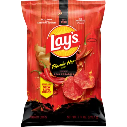 Potato Chips, Flamin' Hot Flavored