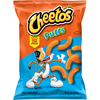 Puffs, Cheese Flavored Snacks
