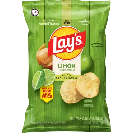 Potato Chips, Limón Flavored