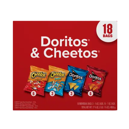 Snacks, Doritos & Cheetos Mix