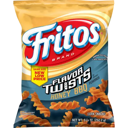 Flavor Twists Corn Snacks, Honey BBQ Flavored