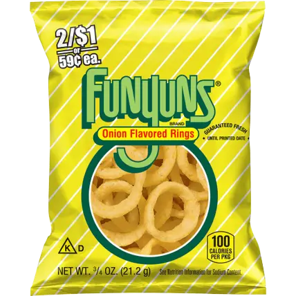 Regular Flavor Onion Flavored Rings
