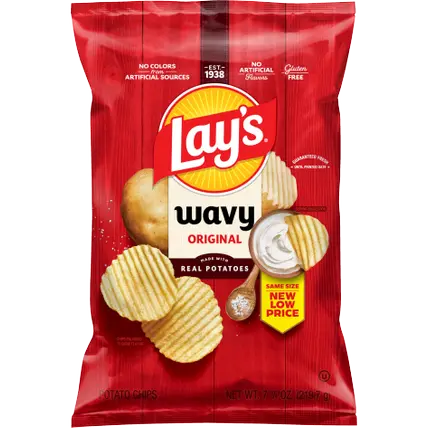 Wavy Potato Chips, Original