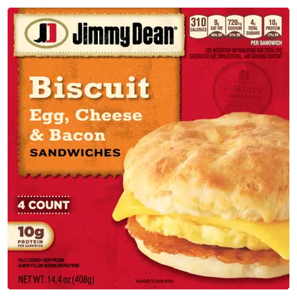 Bacon, Egg & Cheese Biscuit Sandwiches