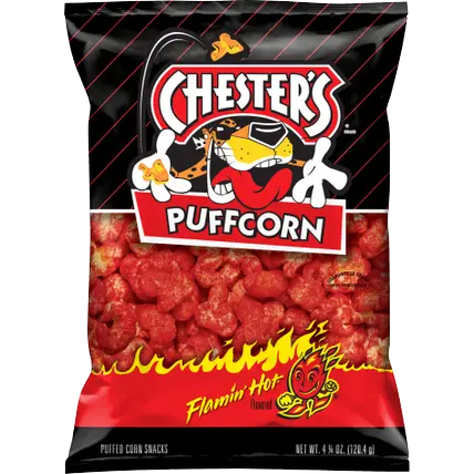 Puffcorn, Flamin' Hot Flavored