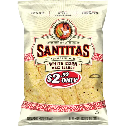 Tortilla Chips, White Corn