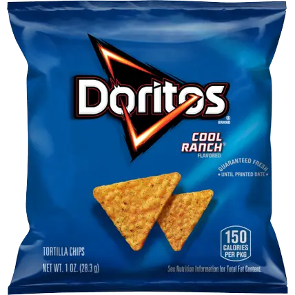 Tortilla Chips, Cool Ranch Flavored