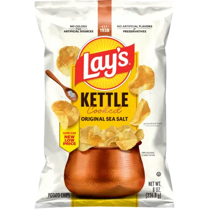 Kettle Cooked Potato Chips, Original