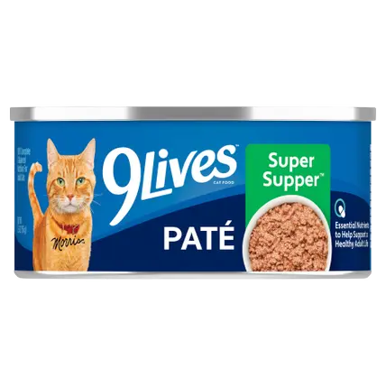 9 Lives Wet Meaty Pate Super Supper