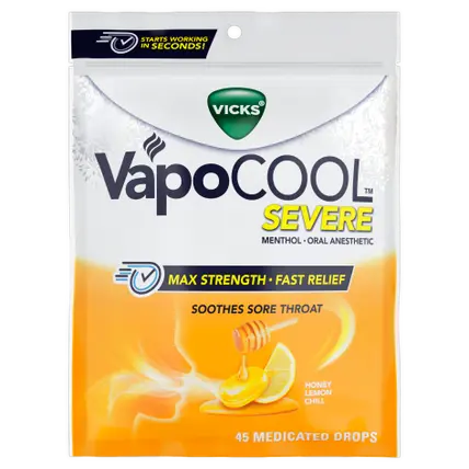 Vapocool Severe Drops Honey lemon