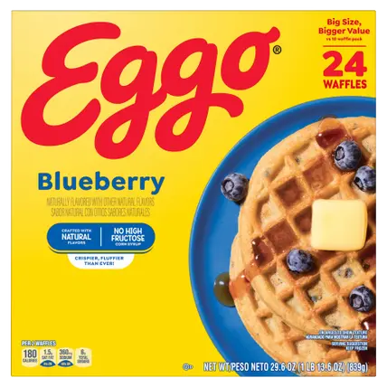 Frozen Waffles, Frozen Breakfast, Breakfast Food, Blueberry
