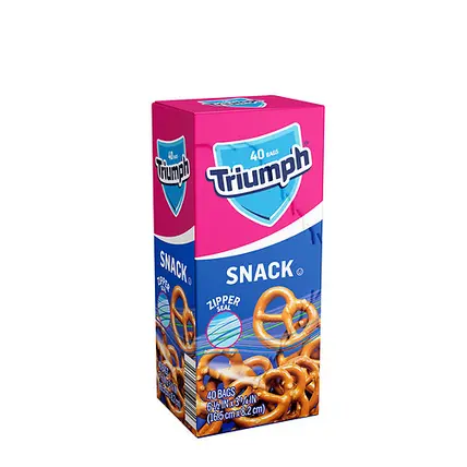 Zipper Seal Snack Bags