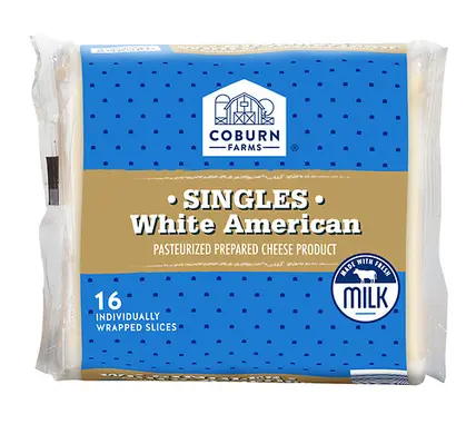 White American Cheese Singles
