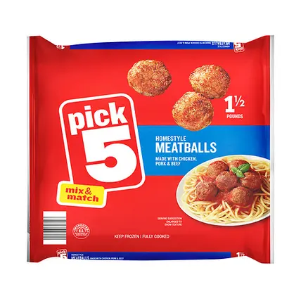 SAL Pick 5 Homestyle Meatballs