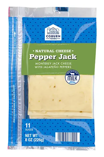 Pepper Jack Sliced Cheese