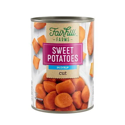 Cut Sweet Potatoes