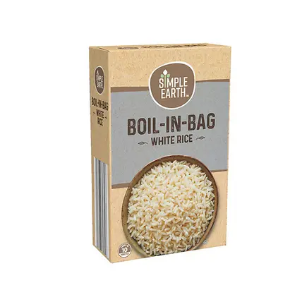 Simple Earth Boil in Bag White Rice