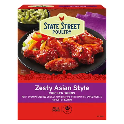 Zesty Asian Style Chicken Wings