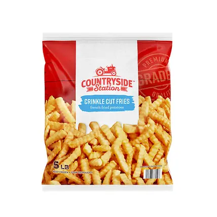 French Fried Potatoes Crinkle Cut Fries