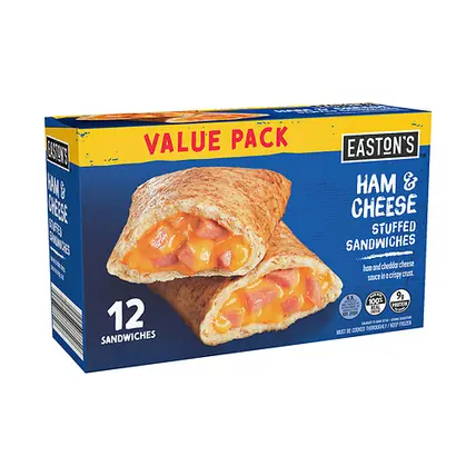 Ham & Cheese Stuffed Sandwiches