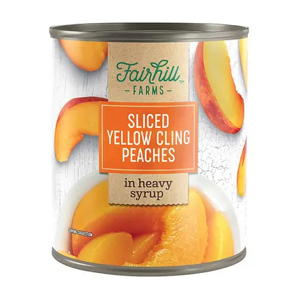 Yellow Cling Sliced Peache In Heavy Syrup