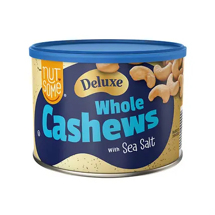 Deluxe Whole Cashews With Sea Salt