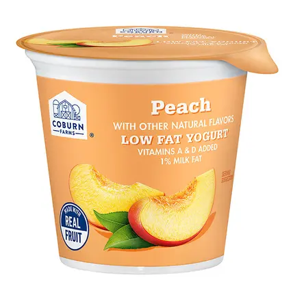 Lowfat Peach Yogurt