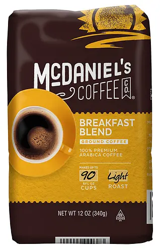 Light Roast Breakfast Blend 100% Premium Arabica Ground Coffee