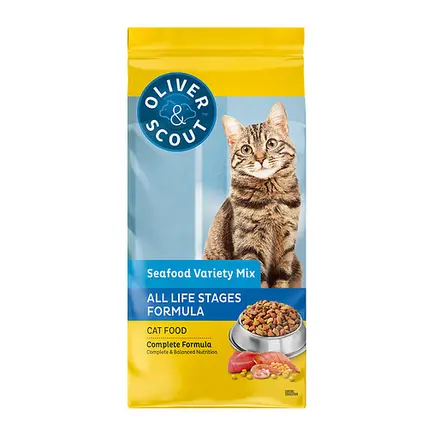 Oliver & Scout Variety Seafood Cat Mix 3.15 lb