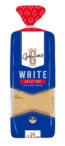 White Split Top Enriched Bread