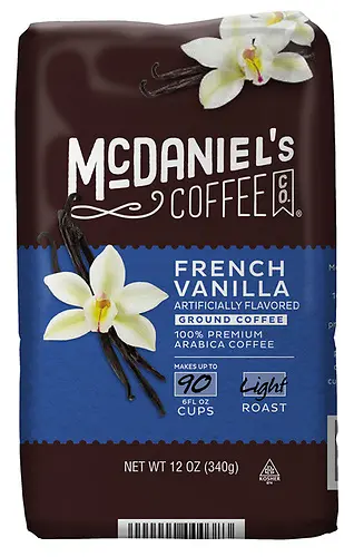 French Vanilla Ground Coffee Bag
