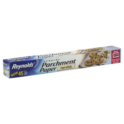 Parchment Paper, Genuine, Non-Stick, 45 Sq Ft