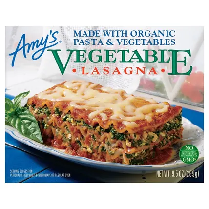 Amy''s , Vegetable Lasagna
