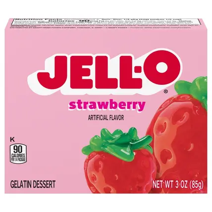 Jell-O , Strawberry Gelatin Dessert 
