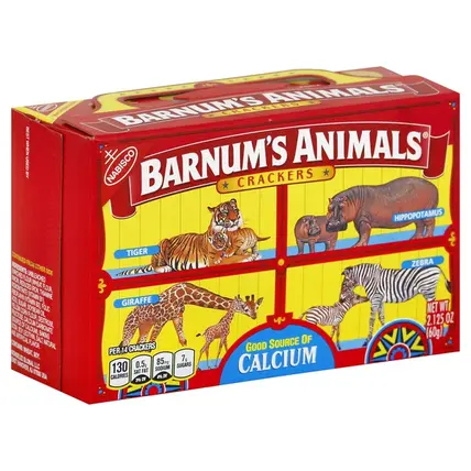 Barnums Crackers, Animals 