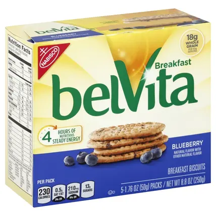 BelVita, Breakfast Biscuits, Blueberry 