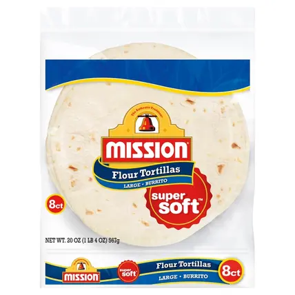Mission , Tortillas, Flour, Large Burrito
