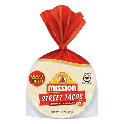 Mission , Street Tacos Gluten Free Corn Tortillas 