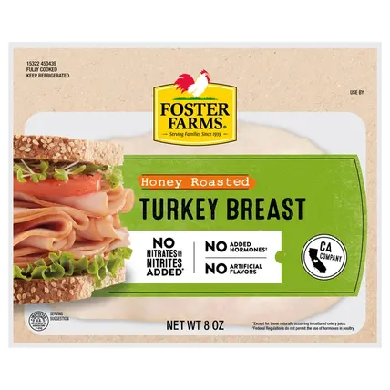 Foster Farms , Turkey Breast, Honey Roasted 