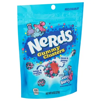Nerds , Very Berry Gummy Clusters Candy 