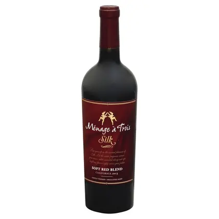 Menage a Trois, Silk, Soft Red Blend, California, 2013 