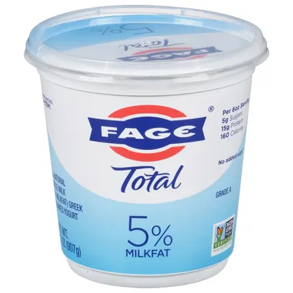 Fage , Strained Greek 5% Milkfat Yogurt 