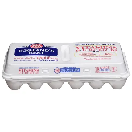 Eggland''s Best , White Cage Free Large Eggs 
