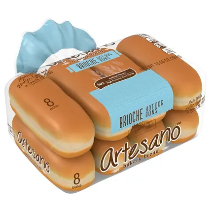 Artesano, Hot Dog Buns, Brioche, Bakery Bread 