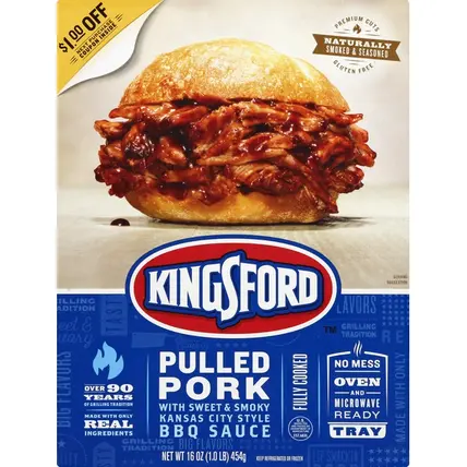 Pulled Pork, with Sweet & Smoky Kansas City Style BBQ Sauce