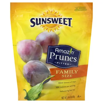 Sunsweet, Prunes, Pitted, Family Size 