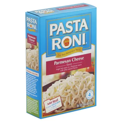 Pasta, Parmesan Cheese Flavor
