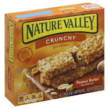 Nature Valley, Granola Bars, Peanut Butter
