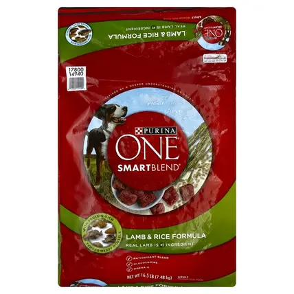 One, Dog Food, Premium, Adult, Lamb & Rice Formula