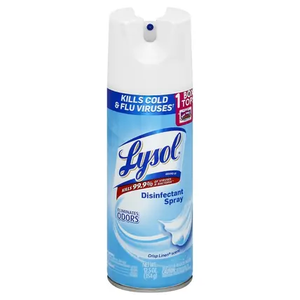 Disinfectant Spray, Crisp Linen Scent